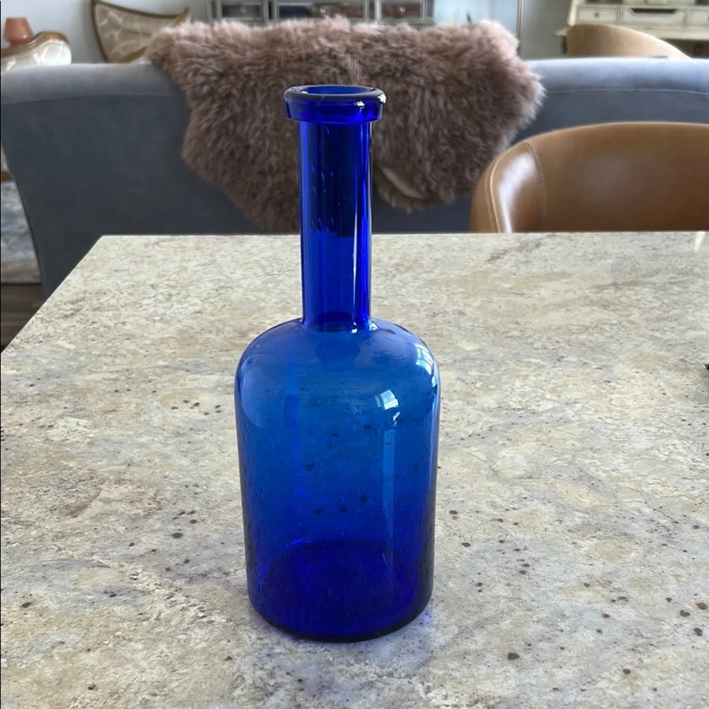 Blue Glass Vase